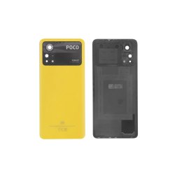 Xiaomi Poco X4 Pro 5G bagcover Gul med linse OEM