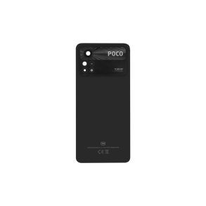 Xiaomi Poco X4 Pro 5G bagcover Black med linse OEM