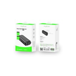 Rixus 5000mAh powerbank Sort