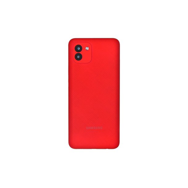 Samsung Galaxy A03 A035F bagcover Red med linse OEM