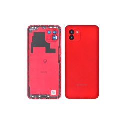Samsung Galaxy A03 A035F bagcover Red med linse OEM