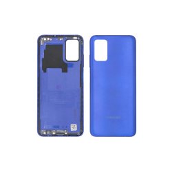 Samsung Galaxy A03s A037F bagcover Blue med linse OEM