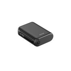 Rixus 10000mAh powerbank Sort