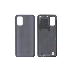 Samsung Galaxy A03s A037F bagcover Black med linse OEM