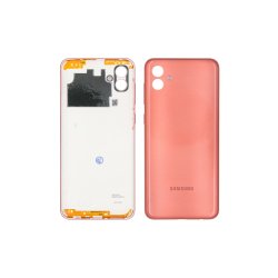 Samsung Galaxy A04 Core bagcover Gold med linse OEM