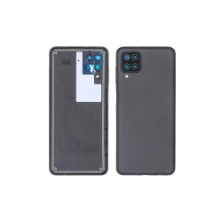 Samsung Galaxy A12 (Nacho) A127F bagcover Black med linse OEM
