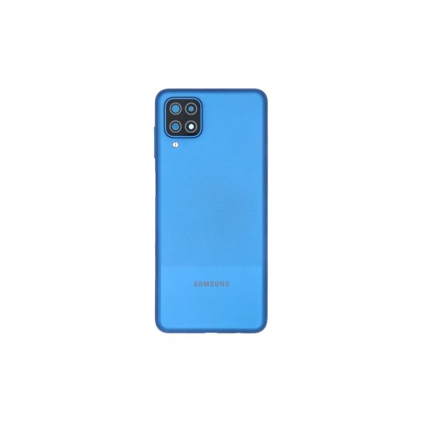 Samsung Galaxy A12 (Nacho) A127F bagcover Blue med linse OEM