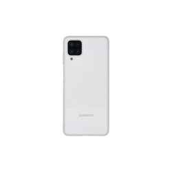 Samsung Galaxy A12 (Nacho) A127F bagcover White med linse OEM