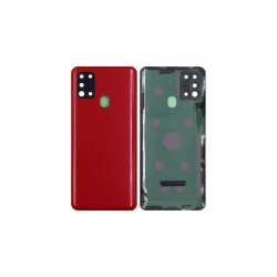 Samsung Galaxy A21s A217F bagcover Red med linse OEM