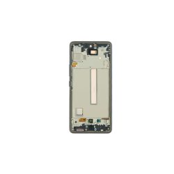 Samsung Galaxy A53 5G Sk�rm med ramme Sort 5G Display og Digitizer Service Pack
