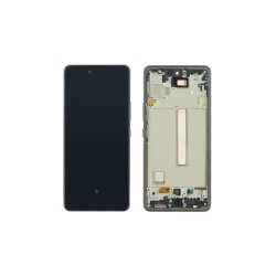 Samsung Galaxy A53 5G Sk�rm med ramme Sort 5G Display og Digitizer Service Pack
