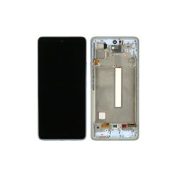 Samsung Galaxy A53 5G Sk�rm med ramme Bl� 5G Display og Digitizer Service Pack