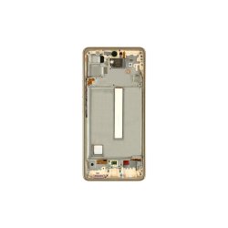 Samsung Galaxy A53 5G Sk�rm med ramme Peach 5G Display og Digitizer Service Pack