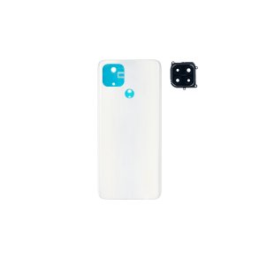 Oppo A15s bagcover White med linse OEM