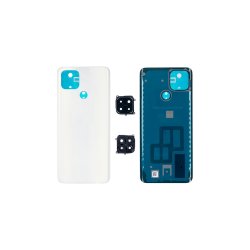 Oppo A15s bagcover White med linse OEM