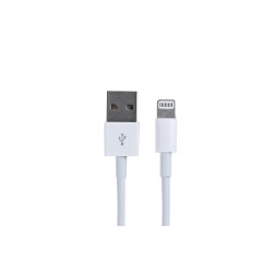 USB-A til Lightning Ladekabel 1m Hvid Apple-Kompatibel