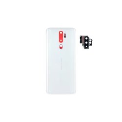 Oppo A5 (2020) bagcover White med linse OEM
