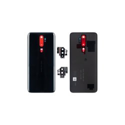 Oppo A5 (2020) bagcover Mirror Black med linse OEM