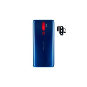 Oppo A9 bagcover Purple med linse OEM