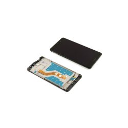 Huawei Y7 Sk�rm med ramme Sort Display og Digitizer