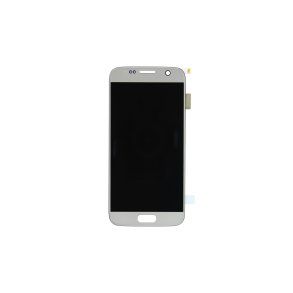 Samsung Galaxy S7 G930F Sk�rm uden ramme S�lv Display og Digitizer Service Pack