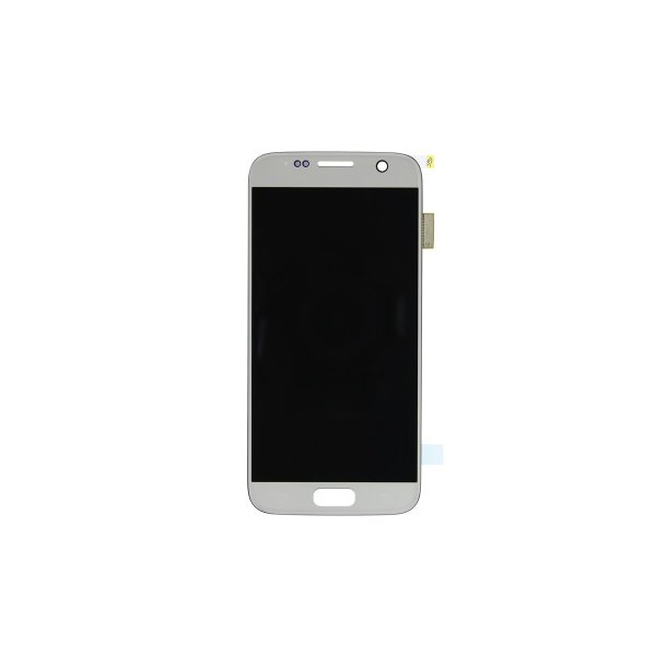 Samsung Galaxy S7 G930F Sk�rm uden ramme S�lv Display og Digitizer Service Pack