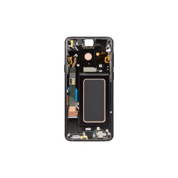 Samsung Galaxy S9 Plus G965F Sk�rm med ramme Sort Display og Digitizer Service Pack