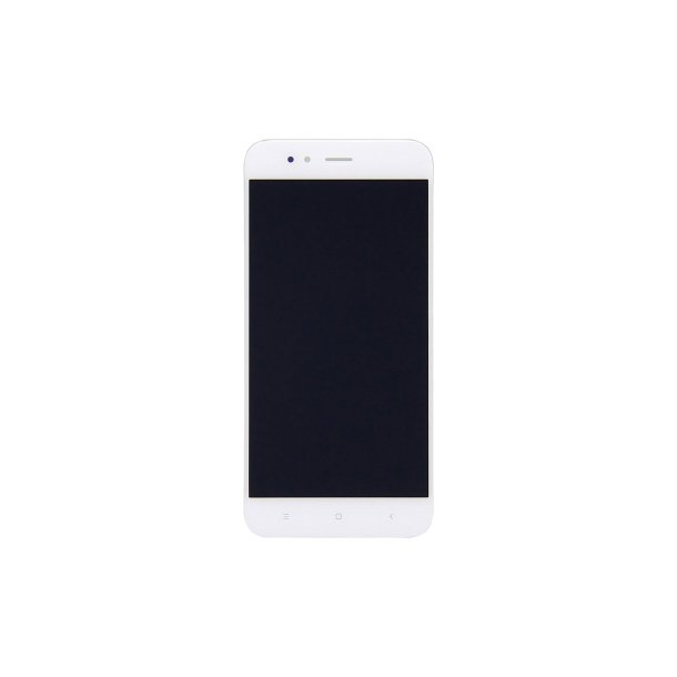 Xiaomi Mi A1 Sk�rm uden ramme Display og Digitizer Hvid