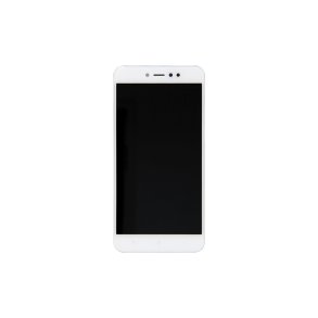 Xiaomi Redmi Note 5A / Xiaomi Redmi Y1 Sk�rm med ramme Hvid Display og Digitizer